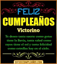 GIF Frases de Cumpleaños Victorino